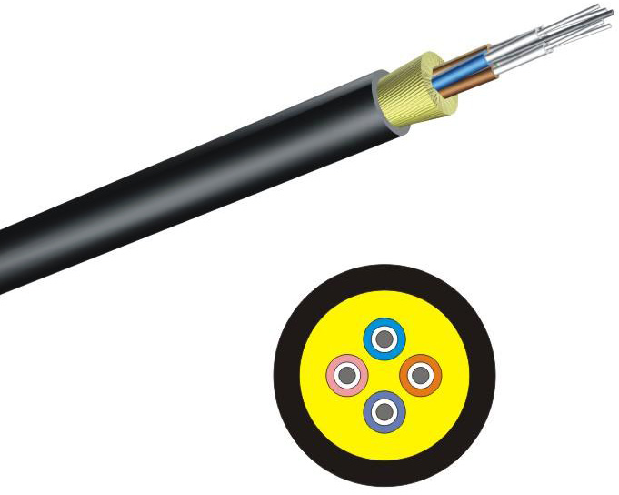 4-Channel Tactical Fiber Optic Cable